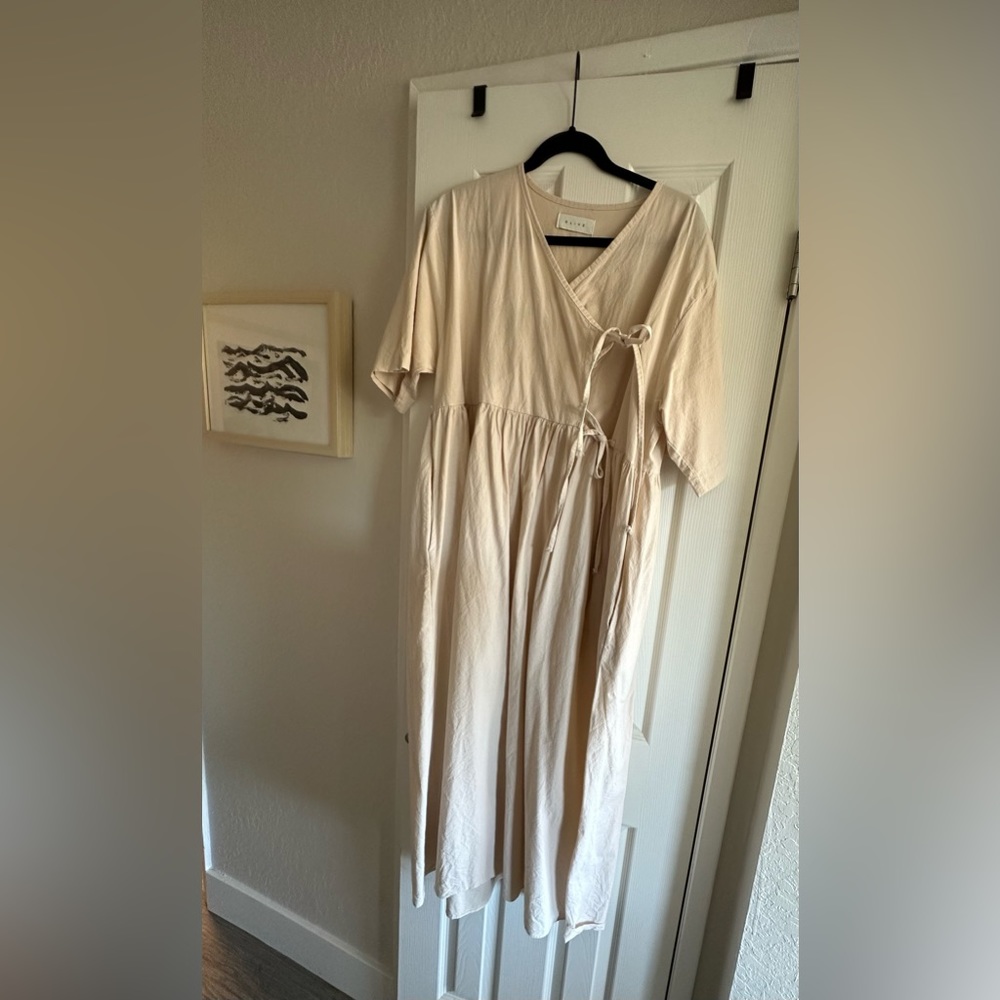 Olive clothing cream dress
